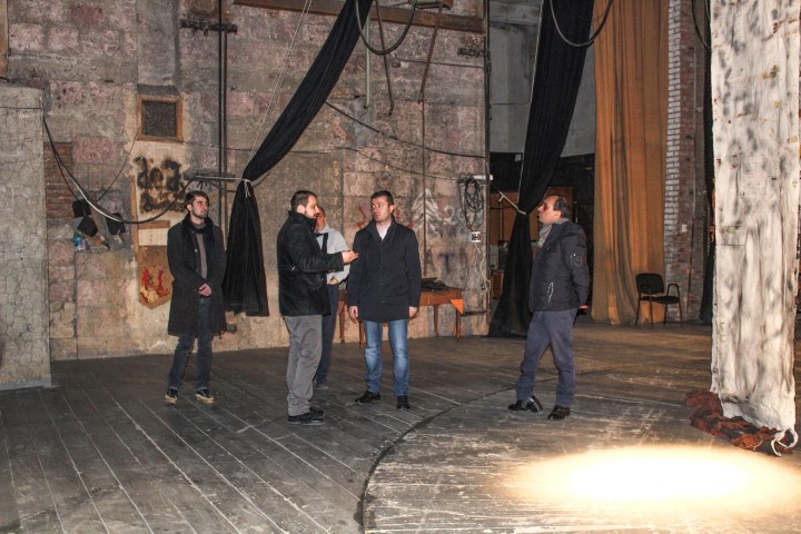 The State Representative Met with Giorgi Eristavi Theater Troupe Members 