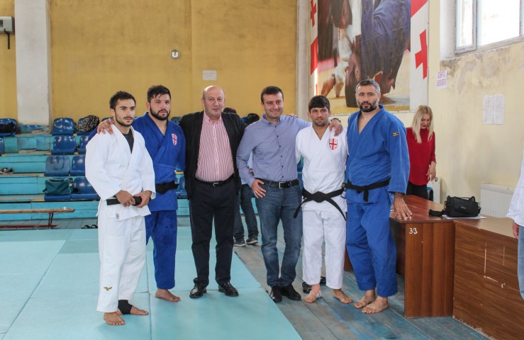 Giorgi Khojevanishvili attended the judoists’ from Gori   preparatory process for the World Championship of Judo   