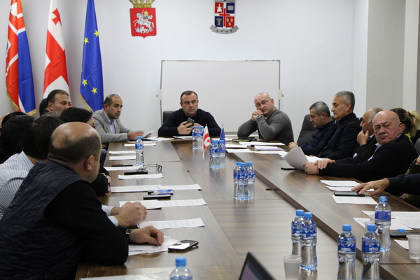 რწმუნებულის ადმინისტრაციაში საკონსულტაციო საბჭოს სხდომა გაიმართა 