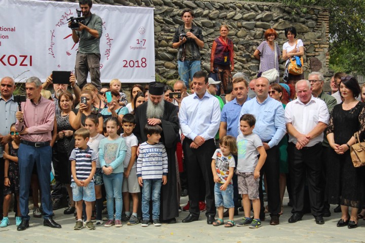 The Governor of Shida Kartli –Giorgi Khojevanishvili attended the opening of The International Animated  Film Festival in Nikozi 