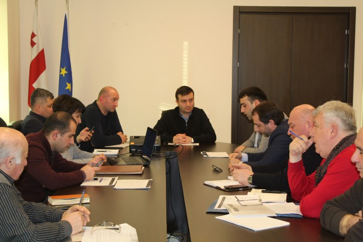 Meeting with the representatives of the Kaspi and Gori Municipalities  was held in Shida Kartli Governor’s office 