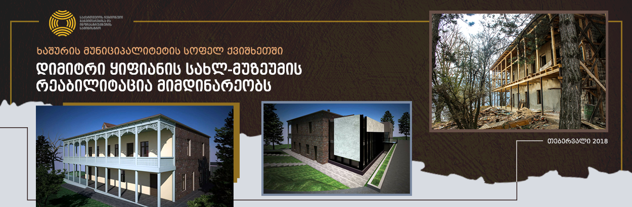 The first deputy of governor visited rehabilitation works of Dimitri Kipiani Museum.