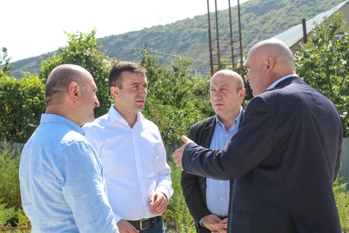 Giorgi Khojevanishvili,- State Representative –Governor in Shida Kartli got familiar with the ongoing projects