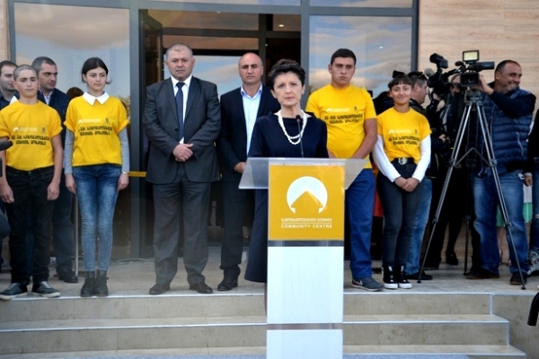 A Community Center was opened in Berdzenauli