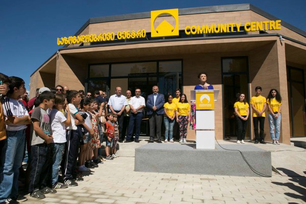 Community Center was opened in Tkviavi