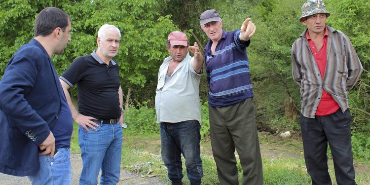 ზურაბ რუსიშვილმა სტიქიით დაზარალებული სოფლები მოინახულა