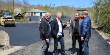 ქვიშხეთში შიდა გზების მოწყობა მიმდინარეობს