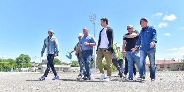 ხაშურის საფეხბურთო სტადიონის მშენებლობა ინტენსიურად მიმდინარეობს