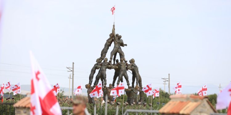 საქართველოს დამოუკიდებლობის დღესთან დაკავშირებით გორში ღონისძიებები გაიმართა