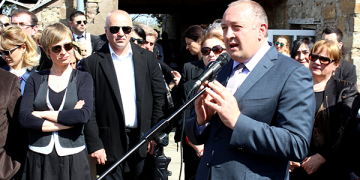 პრეზიდენტი ივანე ჯავახიშვილის სახლ–მუზეუმში იმყოფებოდა