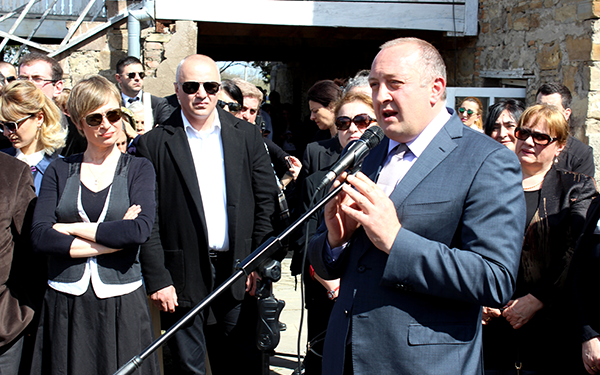 პრეზიდენტი ივანე ჯავახიშვილის სახლ–მუზეუმში იმყოფებოდა