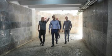 შიდა ქართლის რწმუნებული გორში მიმდინარე კეთილმოწყობის სამუშაოებს გაეცნო