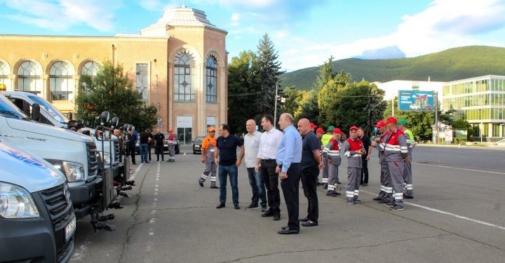 გორში მუნიციპალიტეტის დასუფთავებისთვის განკუთვნილი ავტოპარკი განახლდა