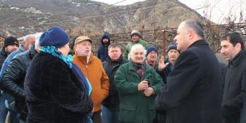 გუბერნატორი ელექტროფიკაციის დასახლებაში მოსახლეობას შეხვდა