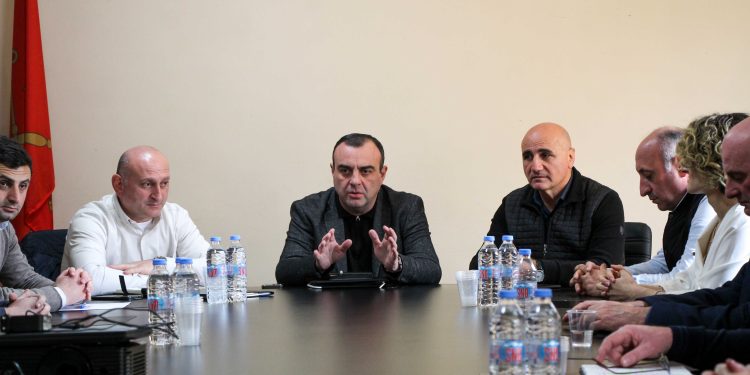 ლევან ხარაბაძემ ქარელის მერიისა და საკრებულოს წარმომადგენლებთან შეხვედრა გამართა