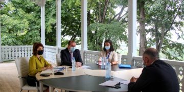 ვალერიან მჭედლიძე ევროკავშირის სადამკვირვებლო მისიის ხელმძღვანელს მარეკ შჩიგელს შეხვდა