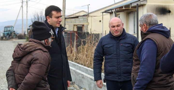 ხურვალეთის დევნილთა დასახლებაში ინფრასტრუქტურული პროექტები მიმდინარეობს