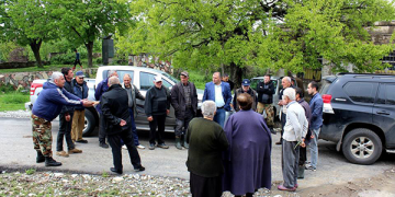 შიდა ქართლის მხარის გუბერნატორის მოვალეობის შემსრულებელმა კასპში სეტყვისგან დაზარალებული სოფლები მოინახულა