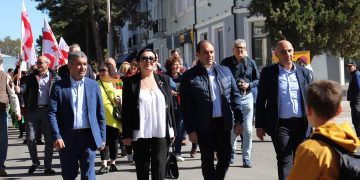 საქართველოს დამოუკიდებლობის დღესთან დაკავშირებით გორში ღონისძიებები გაიმართა