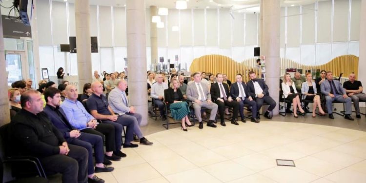 სიმონ გულედანი გორში იუსიტიციის მინისტრის ერთწლიანი მუშაობის ანგარიშს დაესწრო