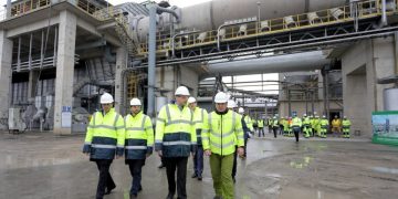 პრემიერი კასპის „ჰაიდელბერგცემენტის” ქარხნის მოდერნიზაციის პროექტის მიმდინარეობას გაეცნო