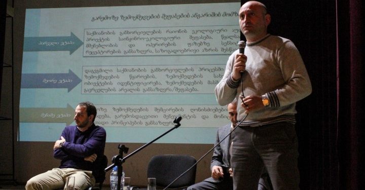 კასპში თეძამის წყალსაცავის გარემოზე ზემოქმედების ანალიზი წარმოადგინეს