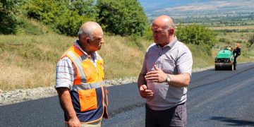 სოფელ ვაყადან სოფელ ტკოცამდე მისასვლელ გზას რეაბილიტაცია უტარდება