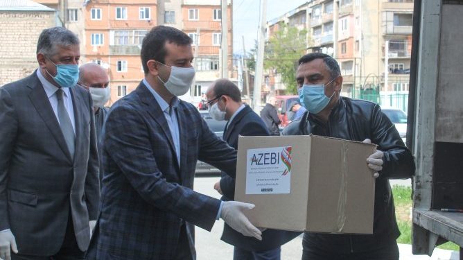 შიდა ქართლში მცხოვრებ აზერბაიჟანელ მოსახლეობას სურსათი გადაეცა