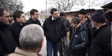 შინაგან საქმეთა მინისტრი შიდა ქართლში იმყოფებოდა და ხურვალეთის მოსახლეობას შეხვდა