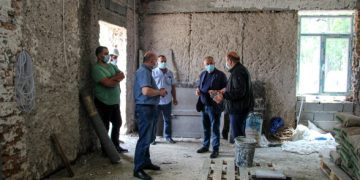 შიდა ქართლის რწმუნებული ხელთუბნის საბავშვო ბაღის სარეაბილიტაციო სამუშაოებს გაეცნო