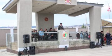 შიდა ქართლის გუბერნატორი ეროვნული თავდაცვის აკადემიის 156 წლის იუბილისადმი მიძღვნილ ღონისძიებას დაესწრო