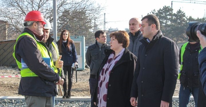 ხაშურში საფეხბურთო სტადიონის მშენებლობა აქტიურ რეჟიმში მიმდინარეობს