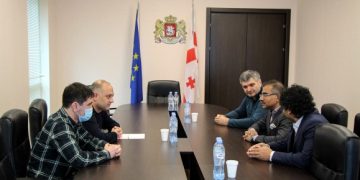 ვალერიან მჭედლიძემ სამხარეო ადმინისტრაციაში ინდოეთის რესპუბლიკის საგანგებო და სრულუფლებიან ელჩს უმასპინძლა