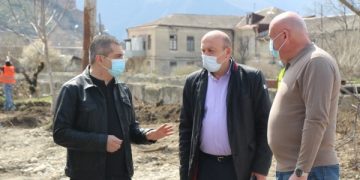 გორში, გოგებაშვილის ქუჩის რეაბილიტაცია მიმდინარეობს