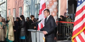 საოკუპაციო ხაზთან მდებარე სოფელ ქვეშში ამერიკის საელჩოს მხარდაჭერით სკოლა გაიხსნა