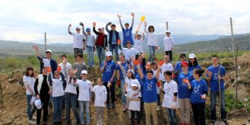 დედამიწის დღის კვირეულის ფარგლებში გორში ხეები დარგეს