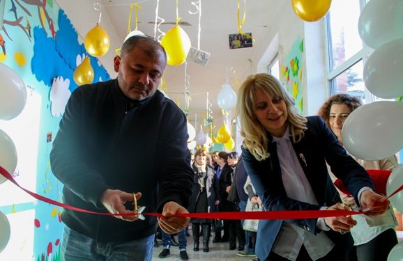 გორის № 1 საჯარო სკოლაში რეგიონში პირველი ეკოჰაბი გაიხსნა