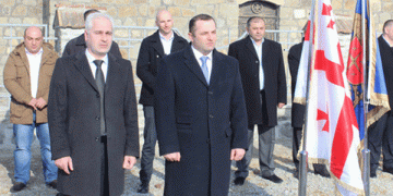 სდსს–ს წვევმდელთა ფიცი შინდისის მემორიალთან