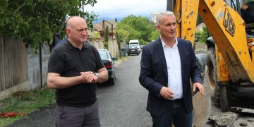 ქარელის მუნიციპალიტეტში ინფრასტრუქტურის მოწყობა გრძელდება