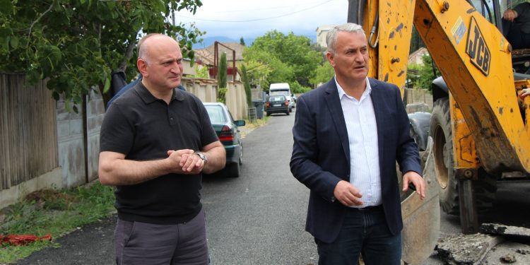 ქარელის მუნიციპალიტეტში ინფრასტრუქტურის მოწყობა გრძელდება