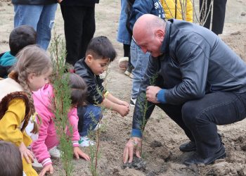 შიდა ქართლის სახელმწიფო რწმუნებულმა სიმონ გულედანმა ვარიანში გამწვანების აქციაში მიიღო მონაწილეობა