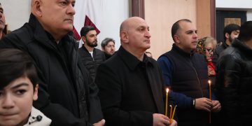 სიმონ გულედანი ხაშურში საგზაო ინფრასტრუქტურის სარეაბილიტაციო სამუშაოებს გაეცნო